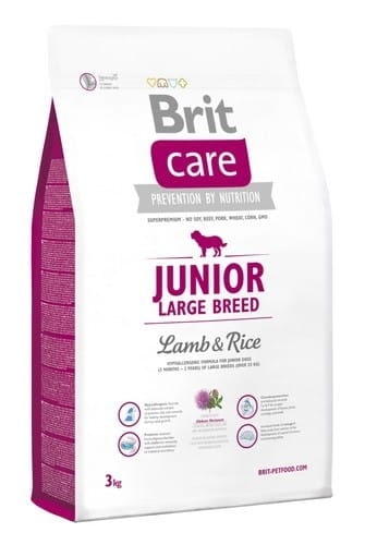 brit care junior large breed lamb & rice 1